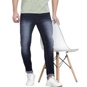 LINARIA Men Blue Stretchable Denim Slim fit Jeans