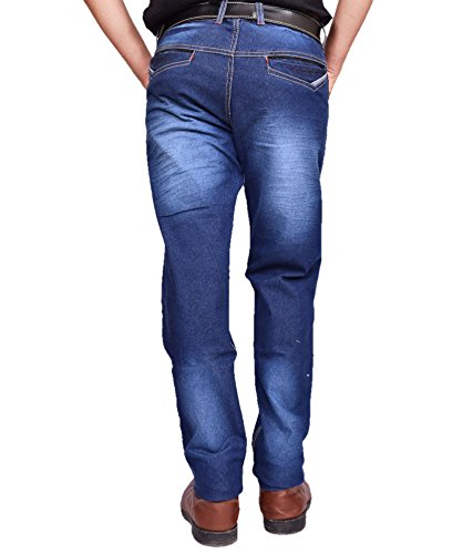 Denim Fancy Stylish Stretchable Slim fit Fashionable Cotton Blue Jeans Pant for Men - Image 3