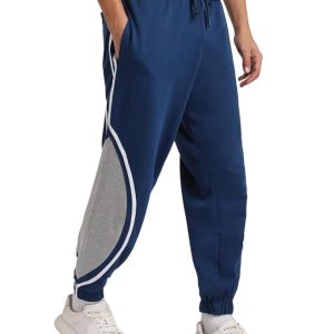 NOBERO Men's Relaxed Fit Mid Rise Jackson Oversized Joggers