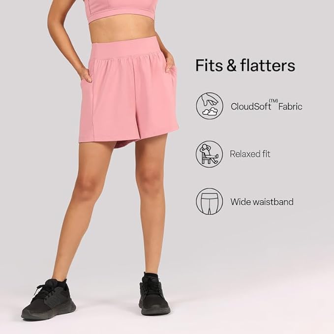BlissClub Ultimate Shorts | Wide Waistband | CloudSoft TM Fabric | Inner Drawcord | 2 Pockets | Wide Waistband - Image 7