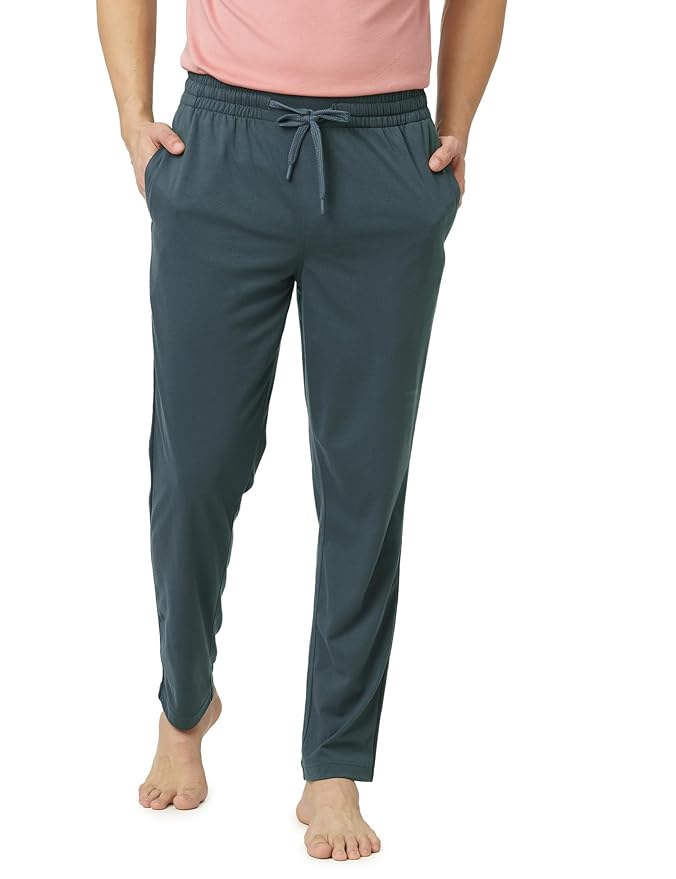 DAMENSCH Mens Joggers Track Pants, Cotton Blend Pants for Man, Hidden Side Zipper Pocket Men Trackpant, Pilling Proof Joggers Pant for Men