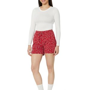 MAX Women All-Over Printed Knit Shorts