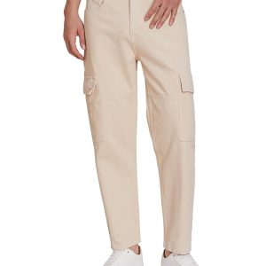 Symbol Men's Baggy Cargo Jeans (Loose Fit | 100% Cotton)
