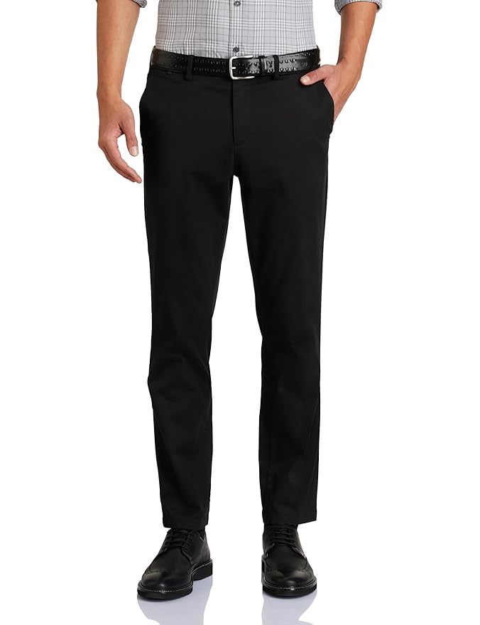 Symbol Premium Men's Regular Fit Flexi Waist Casual Pants | Stretchable Chinos | Stylish Office Fashion Trousers