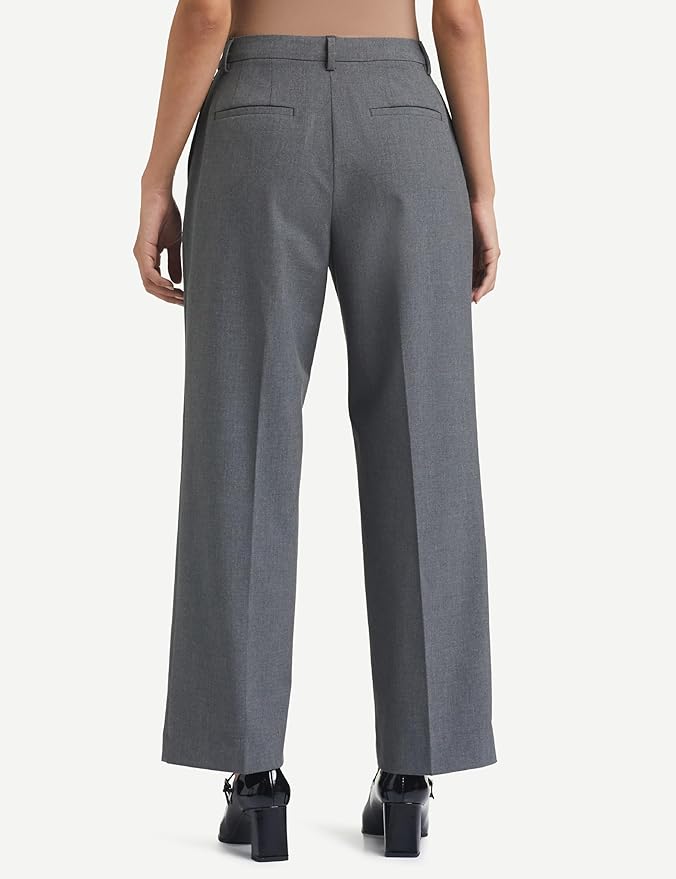 Symbol Premium Women's Wide Leg 4-Way Stretch Formal Trousers (Flexi-Waist | Easy Care | Desk-to-Dinner) (Available in Plus Sizes) - Image 2