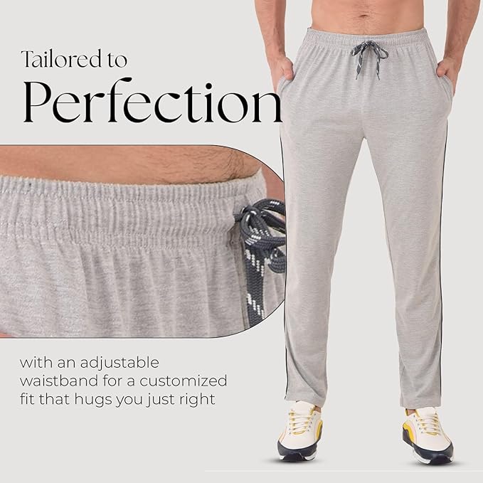 RELIGHT WEARS Cotton Track Pant for Men | Lower for Man | Comfortable Lower Men with Zip Pocket for Gym, Sports & Casual Wear - Image 6