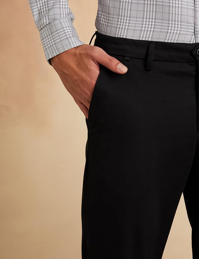 Symbol Premium Men's Regular Fit Flexi Waist Casual Pants | Stretchable Chinos | Stylish Office Fashion Trousers - Image 5