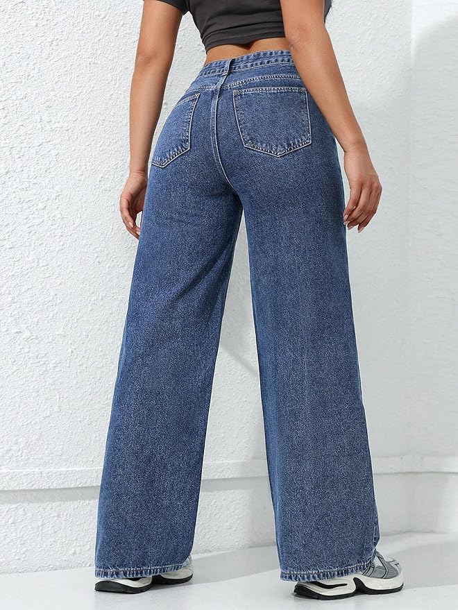 London Hills Women's Relaxed Fit High Rise Jeans || Woman Jean's || Women Baggy Jeans || Jean's for Womens || Loose Jean for Women's || Oversized Woman baggys - Image 5