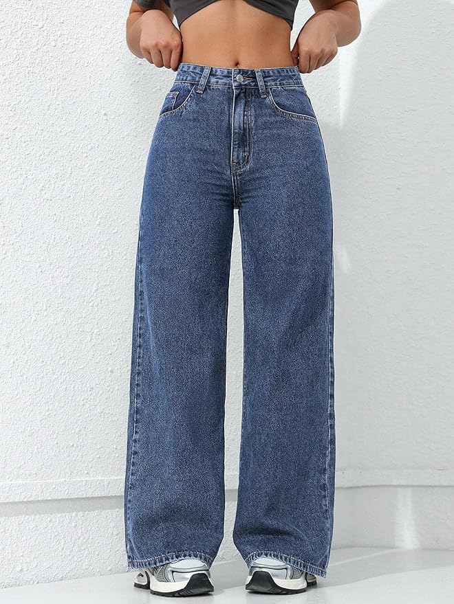 London Hills Women's Relaxed Fit High Rise Jeans || Woman Jean's || Women Baggy Jeans || Jean's for Womens || Loose Jean for Women's || Oversized Woman baggys - Image 3