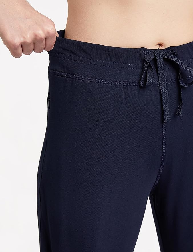 Enamor Mid Rise Knee Length Drawstring Closure City Shorts for Women - Slim Fit, Soft and Breathable Cotton - E044 - Image 5